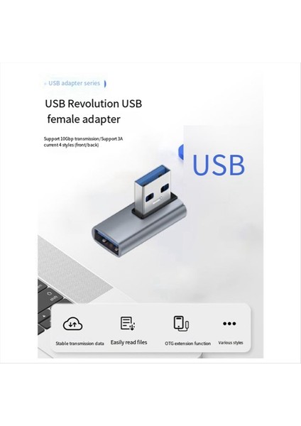 10PCS USB Adaptörü Bir Erkeğe Bir Dişi Orta Viraj Dizüstü Bilgisayar Adaptörü Dirsek Için Konektör (Yurt Dışından) fiyatları