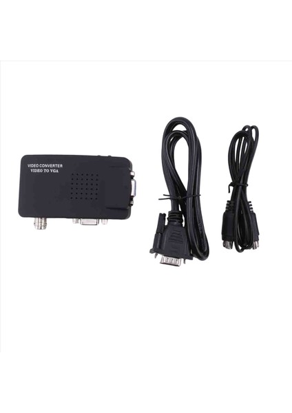 Svideo Av - VGA Dönüştürücü Adaptörü Kompozit Rca Av Cvbs&#39 De Tv&#39 Den Pc&#39 Ye Tv Için 1080P Out Hdtv (Yurt Dışından) fiyatları