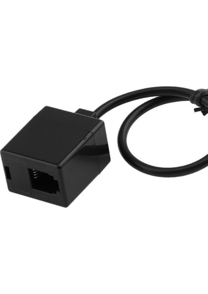 2x Rj9 4P4C Erkek Ila Çift Kadın Port Konektörü Kulaklık Adaptörü Uzatma Kablosu Telefon Adaptör Kablo Uzatma Kablosu (Yurt Dışından) fiyatları