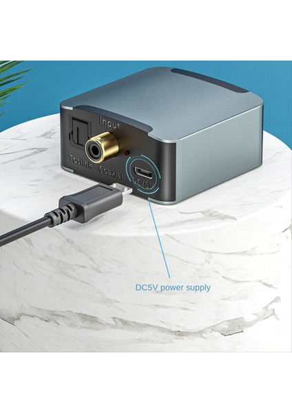 Dijital Optik Fiber Koaksiyel Ses Dönüştürücü Tv Spdıf 3 5mm Lotus Audio Dijitalden Analog Kod Çözücü (Yurt Dışından) fiyatları