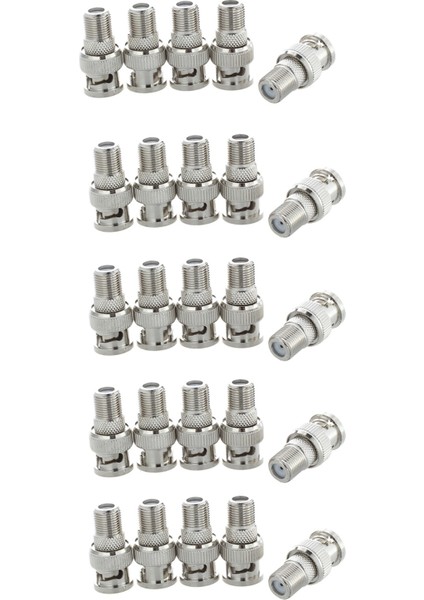 50PCS Bnc Erkek Fişine F Dişi Jack Adaptör Coax Konektörü Kuplör Cctv Kamera (Yurt Dışından)