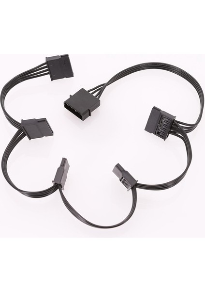4pcs Molex 4pin Ide Ila 5 Sata 15PIN Sabit Diskli Güç Kaynağı Ayırıcı Kablosu Dıy Pc Cıll 18AWG 4 Pin Ila 15 Pimli Güç (Yurt Dışından) modelleri