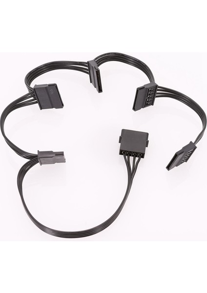 4pcs Molex 4pin Ide Ila 5 Sata 15PIN Sabit Diskli Güç Kaynağı Ayırıcı Kablosu Dıy Pc Cıll 18AWG 4 Pin Ila 15 Pimli Güç (Yurt Dışından) fırsatları