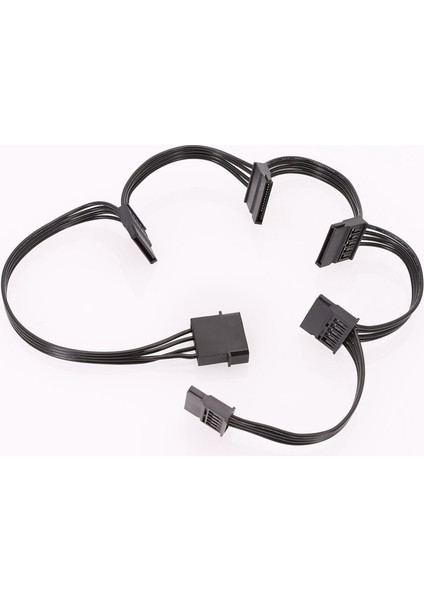 4pcs Molex 4pin Ide Ila 5 Sata 15PIN Sabit Diskli Güç Kaynağı Ayırıcı Kablosu Dıy Pc Cıll 18AWG 4 Pin Ila 15 Pimli Güç (Yurt Dışından) indirimleri