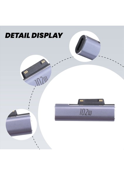 102W USB C Tip C Pd Surface Pro 3 4 5 6 7 8 Yüzey Kitabı 1 2 3 (Yurt Dışından) indirimleri