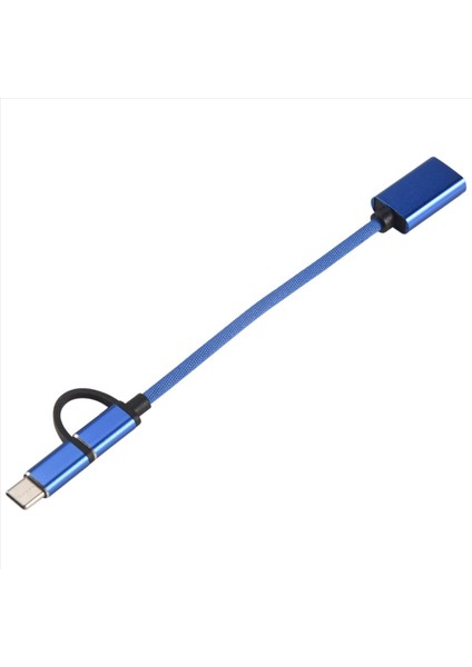 2&#39 De 1 USB 3 0 Otg Adaptör Kablo Tip C Mikro-Usb-Usb 3 0 Arayüz Dönüştürücü Şarj Kablosu Hat-Mavisi (Yurt Dışından) indirimleri