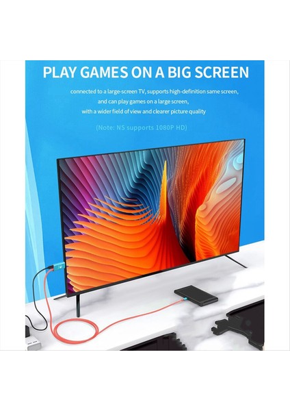 Dizüstü Bilgisayarla Uyumlu 4K 1080P 100W Pd Şarjlı Nintendo Switch Tip C&#39 Den HDMI Uyumlu Kablo Için Siyah-Beyaz (Yurt Dışından) fiyatları