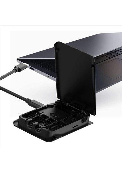 2x Budi Çok Fonksiyonlu Evrensel Akıllı Adaptör Kartı Depolama 15W Xiaomi Için Kablosuz Şarj Seyahat Taşınabilir Depolama Çantası (Yurt Dışından) fiyatları