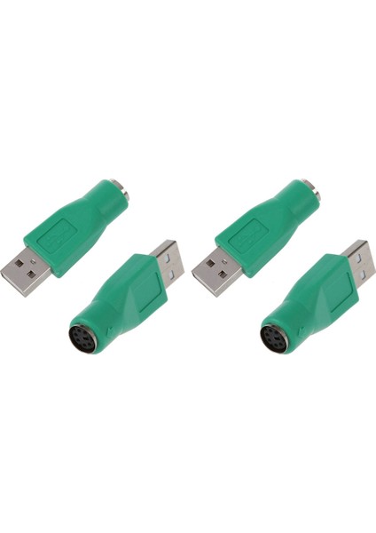Klavye Fare Için 4 x Ps/2 Dişi - USB Erkek Adaptör Dönüştürücü (Yurt Dışından)