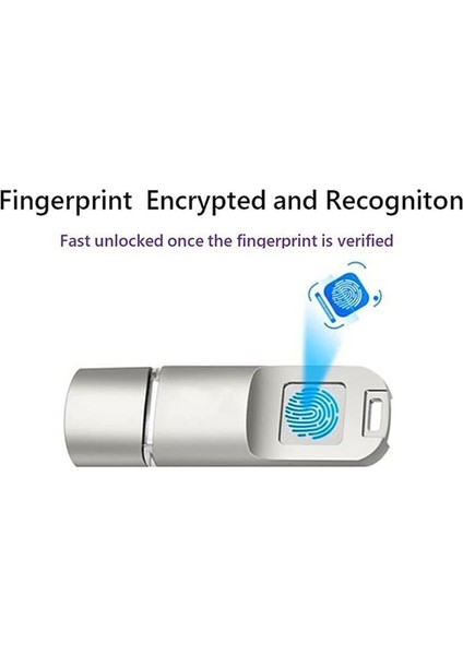 Parmak Izi Usb3 0 Flash Drive 64G Doğru Identifiotn Gizlilik Yönetimi Anahtarı USB Parmak Izi Flash Drive (Yurt Dışından) fiyatları