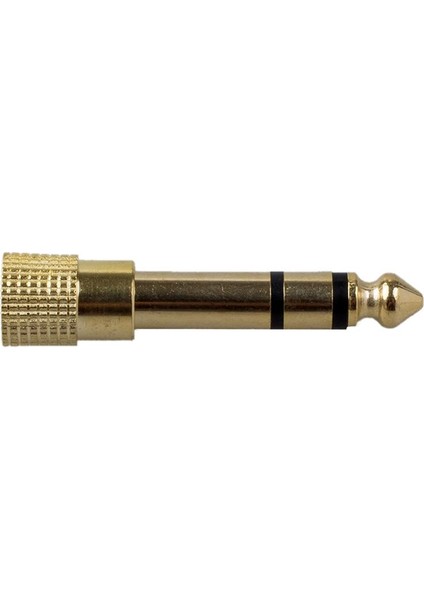 3x Li Kulaklık Adaptörü Stereo Goldplug 1/4inch (6 3mm) Erkek Ila 1/8 Inç (3 5 Mm) Kadın (Yurt Dışından) fiyatları
