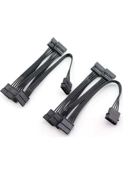 8pcs Molex 4pin Ide Ila 5 Sata 15PIN Sabit Diskli Güç Kaynağı Ayırıcı Kablosu Dıy Pc Cıll 18AWG 4 Pin-15 Pimli Güç (Yurt Dışından) modelleri