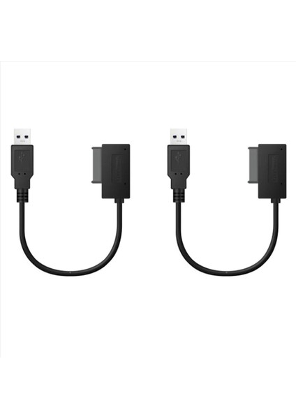 2x USB Adaptörü Pc 6p+7p CD DVD Rom Sata USB 2 0 Dönüştürücü Slimline Sata Sata 13 Pın Treve Kablo Pc Dizüstü Bilgisayar Defteri (Yurt Dışından)