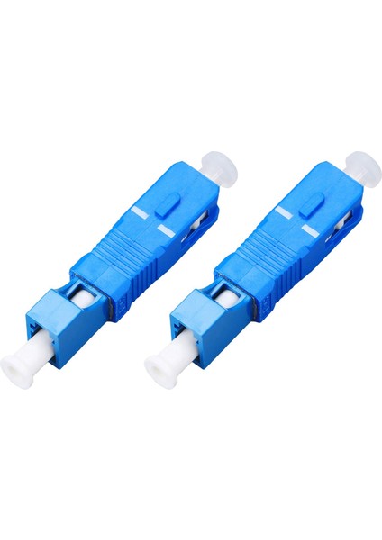 2x Optik Ekipman Aracı Lc Kadın To Sc Erkek Hibrit Flanş Singlemode 9/125 Sm Optik Fiber Adaptör Konnektörü (Yurt Dışından)