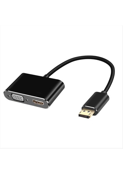 Vga+Hdtv Dönüştürücü Bilgisayar Monitörü Adaptör Kablosu Dp Depo Istasyonu Display Converter ile Çift Ekran (Yurt Dışından)