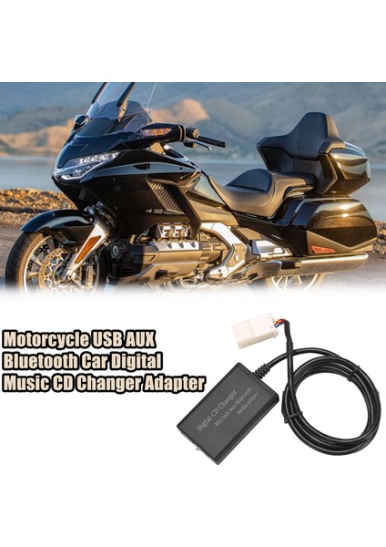 Motosiklet USB Aux Bluetooth Otomobil Honda Goldwing GL1800 Için Dijital Müzik CD Değiştirici Adaptörü (Yurt Dışından) fiyatları