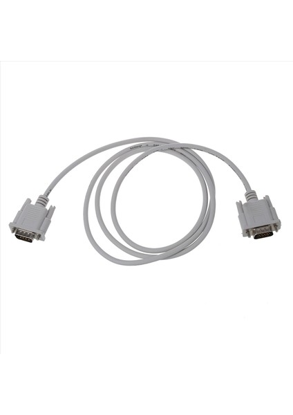 2x VGA DB15 Erkek - RS232 Db9 Pın Erkek Adaptör Kablosu / Video Grafik Uzantı Kablosu (Beyaz 1 4m) (Yurt Dışından) fiyatları