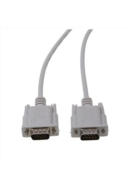2x VGA DB15 Erkek - RS232 Db9 Pın Erkek Adaptör Kablosu / Video Grafik Uzantı Kablosu (Beyaz 1 4m) (Yurt Dışından) indirimleri