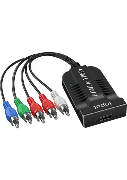 Ypbpr Dönüştürücü 1080P Bileşen Video Ypbpr Erkek Rgb Dönüştürücü Adaptörü R/l Ses Çıktısı (Yurt Dışından)