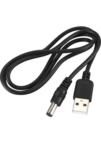 3x USB Kablosu 5 5mm / 2 1mm 5V Dc Namlu Kriko Güç Kablosu (Siyah 75CM) (Yurt Dışından) fiyatları