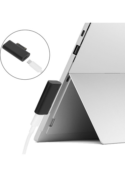 2x Tip C Dişi Pd Hızlı Şarj Tapası Dönüştürücü Yüzey Pro 3 4 5 6 7 Kitap Bağlayıcısı (Yurt Dışından) modelleri
