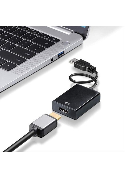 Çok Fonksiyonlu Uygun Hd 1080P Ses/video Bilgisayar Sürücüsü Usb-Hdmı Uyumlu Dönüştürücü Siyah (Yurt Dışından) modelleri