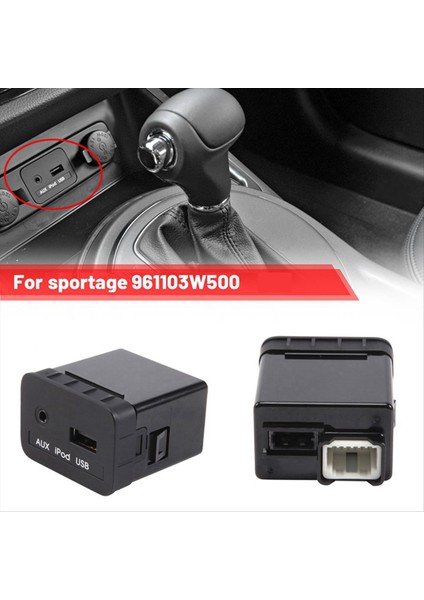 Aux USB Jack Assy Için Kia Sportage R 2011-2013 USB Okuyucu Ipod Aux Aux Port 961103W500 96110-3W500 (Yurt Dışından) indirimleri
