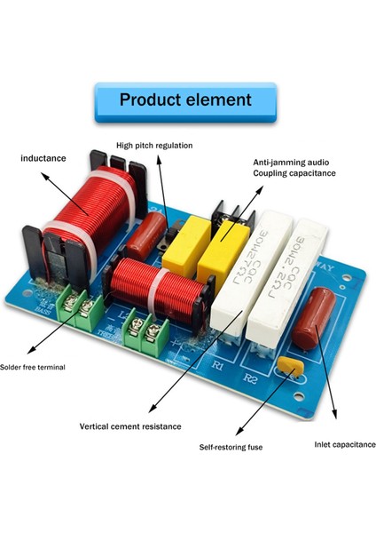 2x PA-2A 450W 2 Yolu Ses Hoparlör Tiz Bölüdür Tiz Bas Frekans Bölücü Ktv Aşamalı Profesyonel Hoparlör Crossover (Yurt Dışından) modelleri
