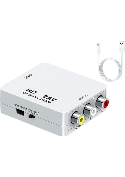 Av Sinyal Ürünlerini Bağlayan Hd Sinyal Ürünleri Için 1080P Hd - Av Dönüştürücü Bilgisayar Projeksiyonu Tv Adaptörüne (Yurt Dışından)