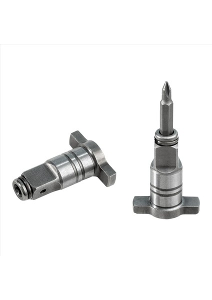 2x Uyumlu Etki Sürücüsü Anvil Montaj Matkap Kafa Muhafazası 1/2 Inç Kare Sürücü Ila 1/4 Inç Altıgen Dişi Soket Adaptörü (Yurt Dışından)