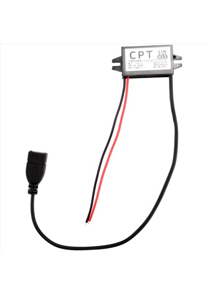 2x Araç Güç Dönüştürücü Dc 12V Ila 5V 3A Voltaj Dönüştürücü Telefon Şarjı Için Tek USB Adaptör Konektörleri ile (Yurt Dışından) modelleri