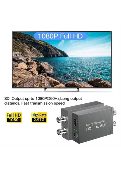 HDMI ile Uyumlu Sdı Dönüştürücü Hd-3g-Sdı/hd-Sdı Ses Göklemcisi 2 Yolu Kamera Ev Sineması Için Sdı Dönüştürücü Adaptörü (Yurt Dışından) indirimleri