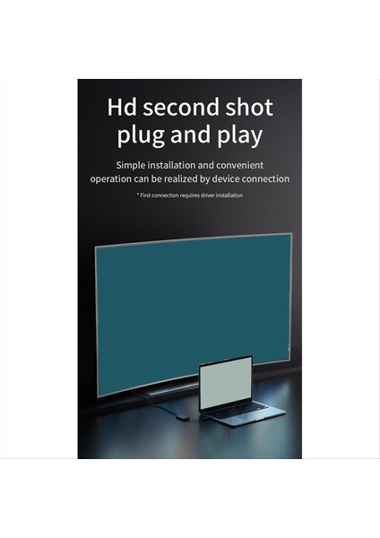 Tip-C Usb3 0 Ila Çift Ekranlı Ekranların Ekranı Için Çift HDMI Uyumlu 1080P 60Hz Hd Dönüştürücü (Yurt Dışından)