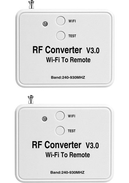 2x Wifi Uzaktan Kumanda Dönüştürücü Rf Radyo Frekansı Wifi Uzaktan Kumanda Akıllı Ev Garaj Kapısı Için 240-930MHZ (Yurt Dışından)