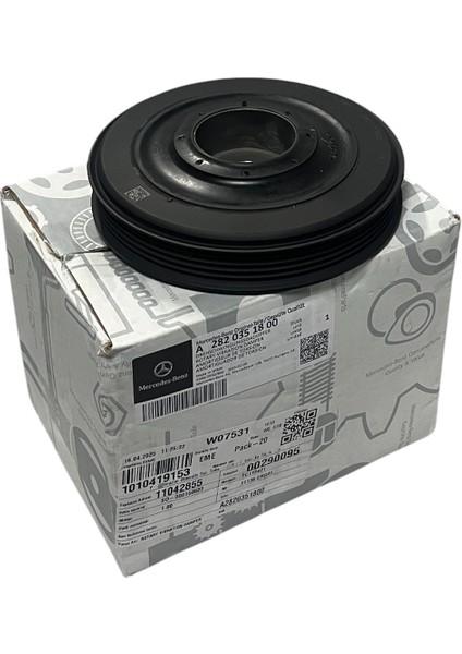 W177 A180 2019 ve Sonrası Motor Krank Mili Damperi Kasnağı Torsiyon Sönümleyicisi