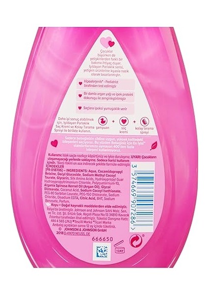 Baby Işıldayan Parlaklık Argan Yağı Özlü Şampuan 300 ml fırsatları