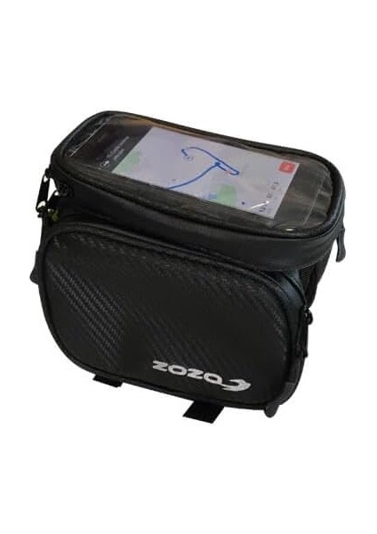 -" Kadro Üstü Heybe - Su Geçirmez/telefon Konulabilir - Siyah