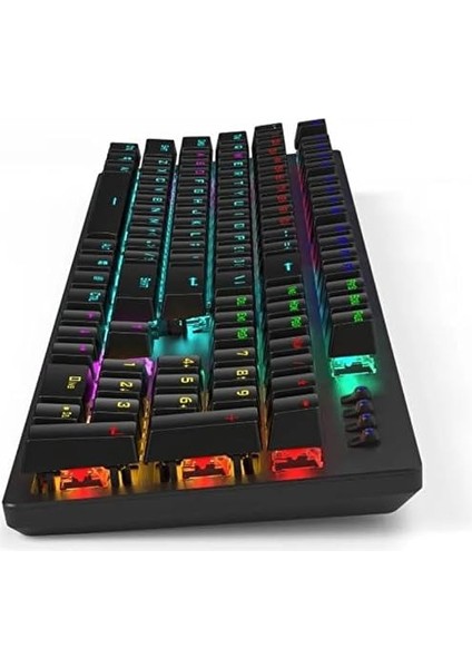 HP GK100F Mekanik Gaming Klavye Kablolu RGB Işıklı Türkçe Q Ev - Ofis Kullanımı İçin fırsatları
