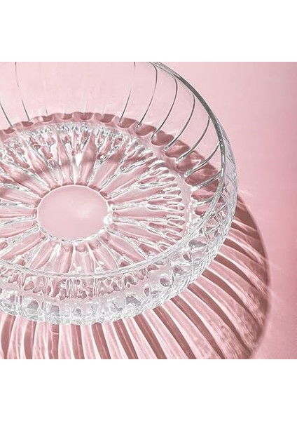 RYG7045 El Yapımı Büyük Boy Cam Salata Kasesi Şeffaf 23 cm indirimleri