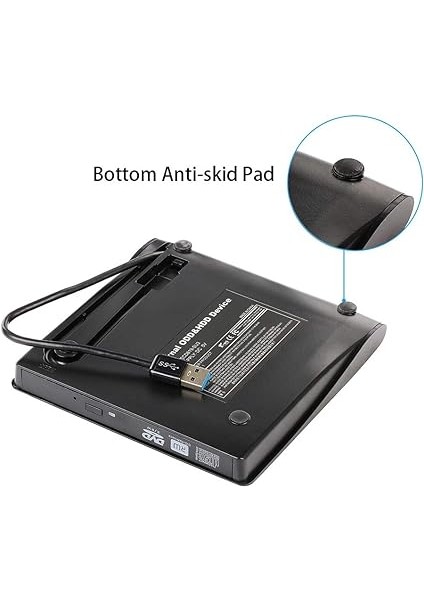 Harici DVD Rw USB 3.0 Ultra Ince CD DVD Yazıcı Okuyucu fırsatları