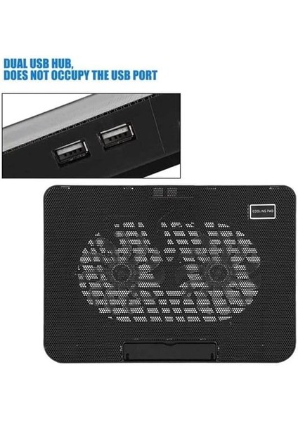 Çift Fanlı 17'' Laptop Soğutucu Fan Üç Kademe Ayarlanabilir Özelliklerle Kullanım Alanı Geniş fiyatları