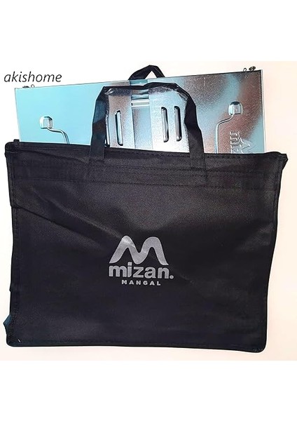 Çantalı Galvaniz Katlanır Mangal (Özel Kutusunda ve Yelpaze Hediyeli) fiyatları