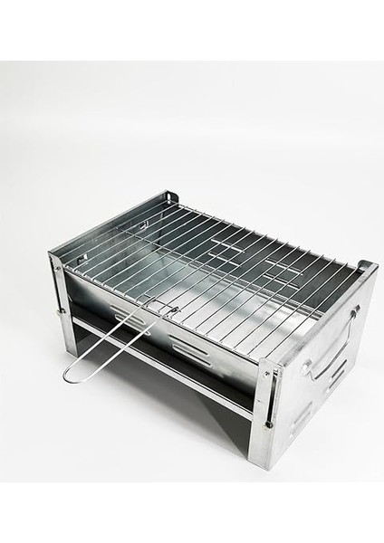 Çantalı Galvaniz Katlanır Mangal (Özel Kutusunda ve Yelpaze Hediyeli) modelleri
