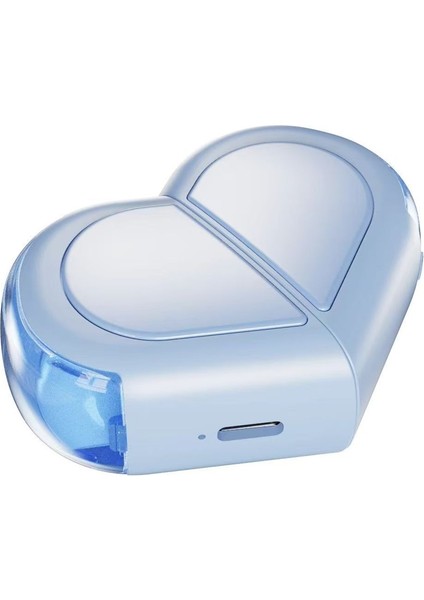 Çiftler Için Kalp Şeklinde, Döndürülebilir, Şık ve Benzersiz Kulak Içi Tasarıma Sahip, Kısa Saplı, Gürültü Önleyici Kablosuz Bluetooth Kulaklıklar. (Yurt Dışından)