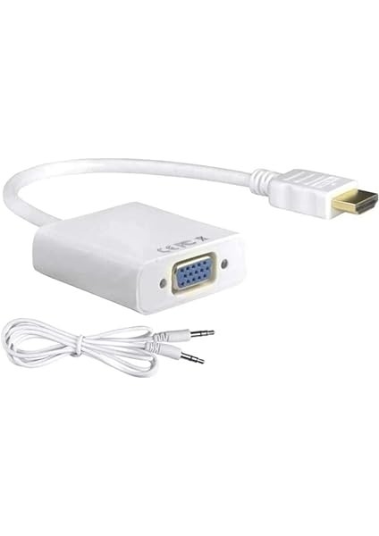 4548 HDMI To VGA Dönüştürücü Adaptör Kablosu (Ses Destekli) fiyatları