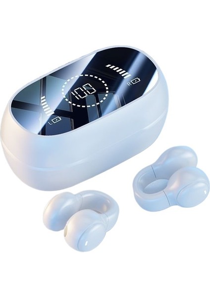 2025 Ultra Uzun Pil Ömrüne Sahip Kulak Içi Klipsli Kemik Iletimli Kablosuz Bluetooth Kulaklık (Yurt Dışından)