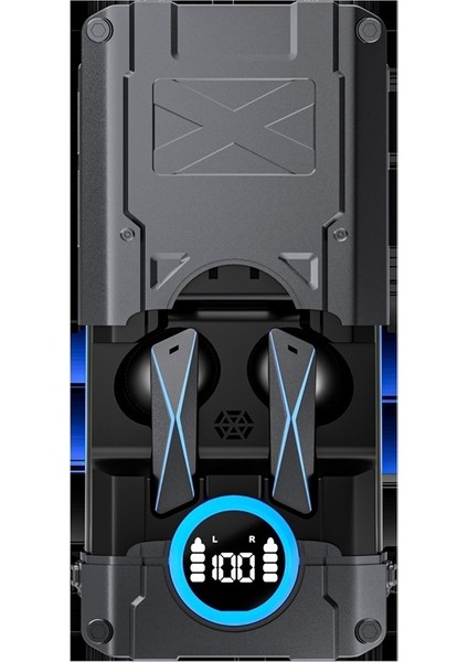 Oyun Için Mecha Temalı ve Ultra Uzun Pil Ömrüne Sahip Yeni Kablosuz Bluetooth Kulaklık. (Yurt Dışından)
