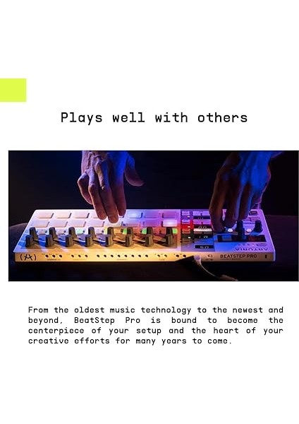 Beatstep Pro Usb/mıdı/cv Kontroller ve Sequencer, 16 Proje Kapasiteli modelleri