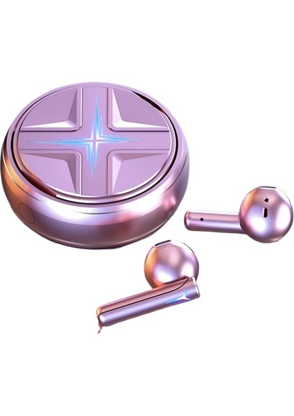 Yıldız Halka Metal Alüminyum Alaşımlı Kablosuz Oyun Bluetooth Kulaklık Gürültü Önleyici Kulak Içi Döner (Yurt Dışından)