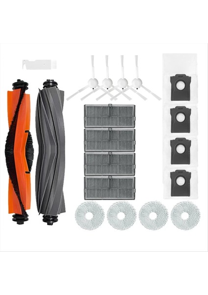 X30 / X30 Pro Ultra Robot Süpürge Yedek Aksesuarları Için Filtre Paspas Toz Torbası, B (Yurt Dışından)